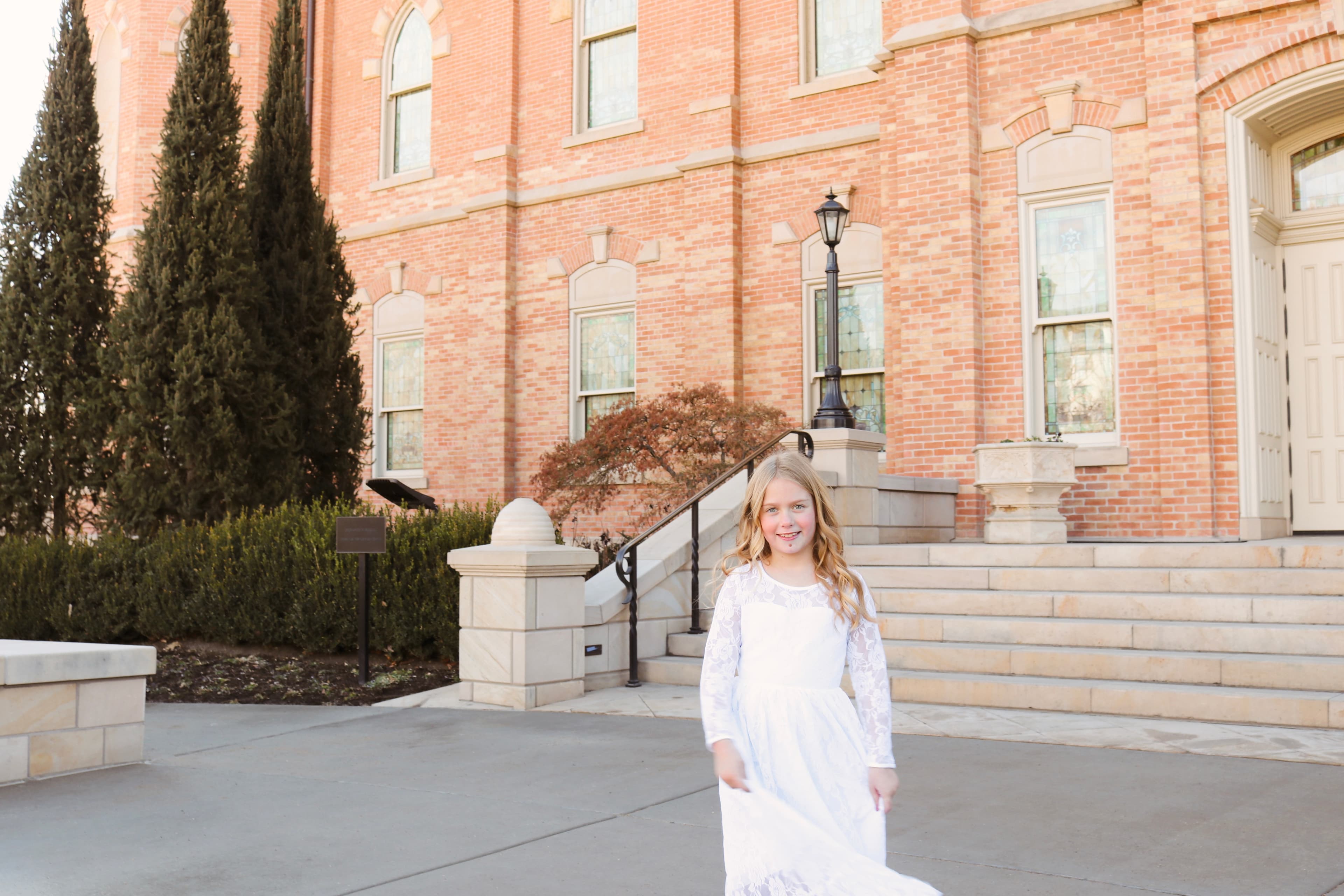 Family portrait in a natural park setting
